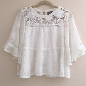 RARE Anthropologie Vanessa Virginia lace swing top